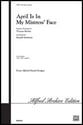 April Is in My Mistress' Face Three-Part Mixed choral sheet music cover